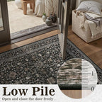DCX Black 4x6 Rug, Kid & Pet Friendly - Image 8