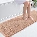 OLANLY Bathroom Runner Rugs 59x20, Extra Soft Absorbent Chenille Bath Rugs by OLANLY