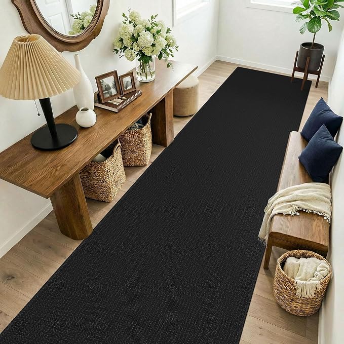 KOZYFLY Black 3x14 Runners Rugs - Image 8