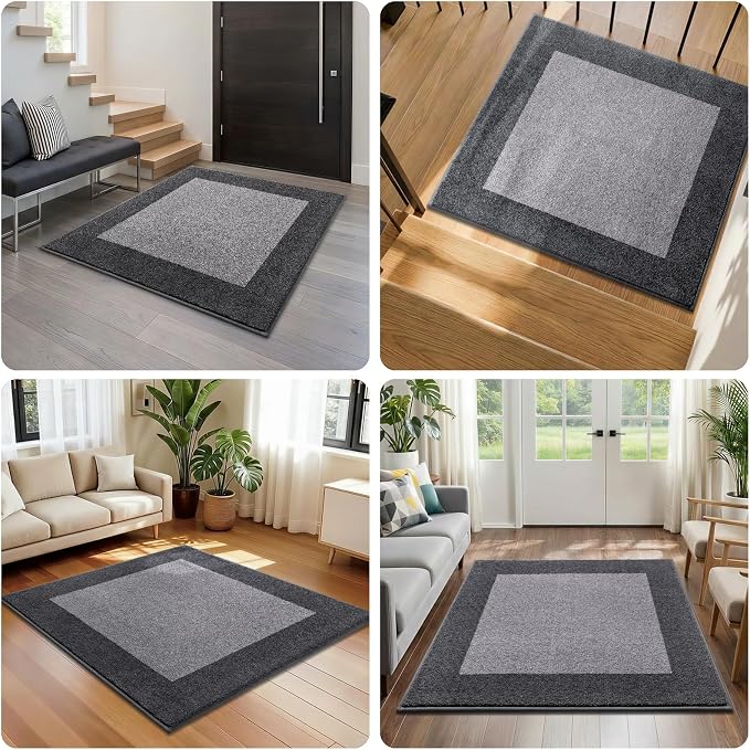 Washable Area Rug 36" x 36", Non Slip Kitchen Rug - Image 4