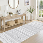 cotiled Hallway 2.6x8 Runner Rugs: Washable Boho Rugs - Image 2