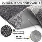Kitinjoy Indoor Outdoor Door Mat, 32x20 Non-Slip Absorbent Dirt Trapper - Image 3