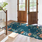 Lahome Floral Kitchen Runner Non-Slip, 2X6 Soft Washable Hallway Runner Rug - Image 2