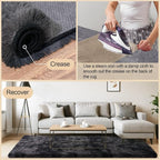 Mugorn 3x5 Rugs for Bedroom, Fluffy Area Rugs for Living Room, Soft Shag Kids - Image 5