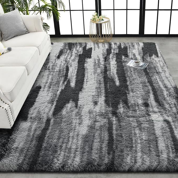 TWINNIS Super Soft Shaggy Rugs Fluffy Carpets, 4x5.9 Feet, Indoor Modern Plush - Image 8