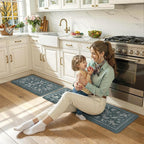 LEEVAN Anti Fatigue Mats for Kitchen Floor Non-Slip, Cushioned Kitchen Mats for - Image 8