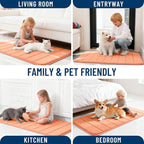 OLANLY Memory Foam Long Bathroom Rugs Runner 47x24, Super Soft Absorbent Bath - Image 9