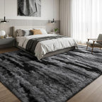 Deerhoo Shag Area Rug, 4 X 6 Tie-Dyed Plush Fuzzy Rugs - Image 3