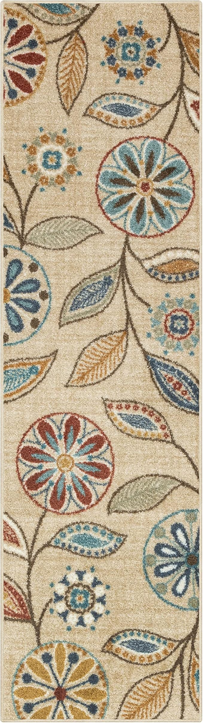 Maples Rugs Reggie Floral Runner Rug by MaplesRugs
