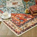 SERISSA Washable Rugs 6x9 Area Rugs, Large Non-Slip Boho Living Room Rug - Image 8