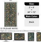 DUKINO 3x6 Washable Runner Rug, Low Pile Animal Print Non Slip Runner Rug - Image 2