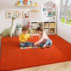 Amearea Large Modern Area Rugs for Bedroom Living Room, 6x9 Feet Orange - Image 4