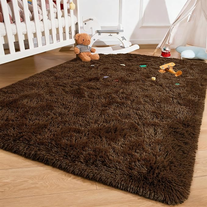 Andecor Soft Fluffy Bedroom Rugs, 3 x 5 Feet Indoor Shaggy Plush Area Rug - Image 8