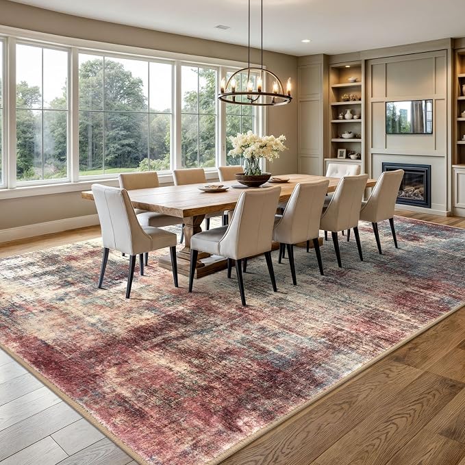 IOHOUZE Abstract Area Rugs 9x12 Ft Washable Large Rugs - Image 2
