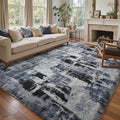 7x10 Ft Extra Large Shag Rugs for Living Room, Tie Dyed Ultra Soft Fluffy Furry by Cuzwlovita