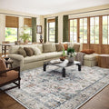 8x10 Area Rugs for Living Room: Washable Bedroom Rug Boho Vintage Rugs Stain by palohom