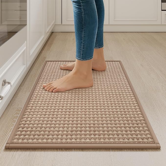YDKGL Kitchen Rugs Mat Non Slip Washable, Super Absorbent Kitchen Mats by YDKGL