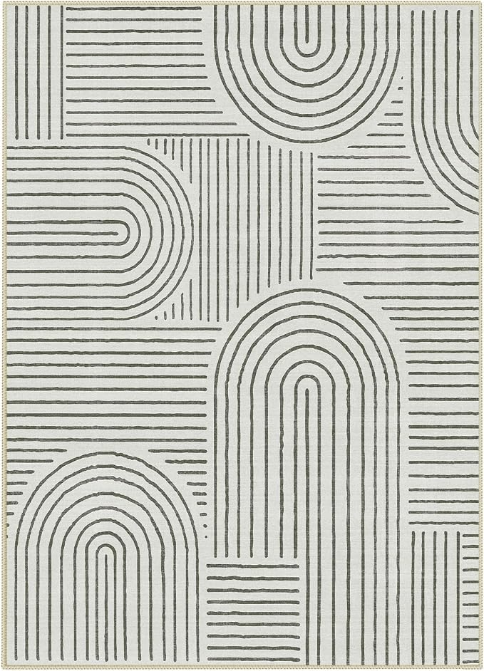 Lahome Abstract 10x14 Area Rugs - Image 7