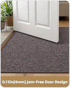 Color&Geometry Small Ultra Thin Indoor Door Mat 17"x30", Non Slip Rubber Backed - Image 3