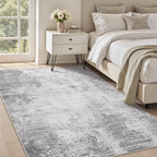 4x6 Area Rugs for Living Room Non Slip Machine Washable Rug Distressed Abstract - Image 3
