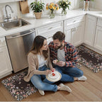 KIMODE Kitchen Anti Fatigue Mats, Farmhouse Kitchen Rugs Sets of 2, Memory Foam - Image 8