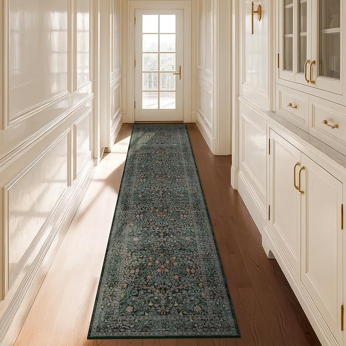 Vintage Washable 2x10 Runner Rug Non Slip - Image 5