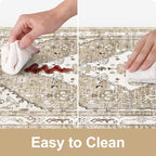 Collive Boho Kitchen Mats for Floor 2 Piece, Cushioned Anti Fatigue Kitchen Mat - Image 6