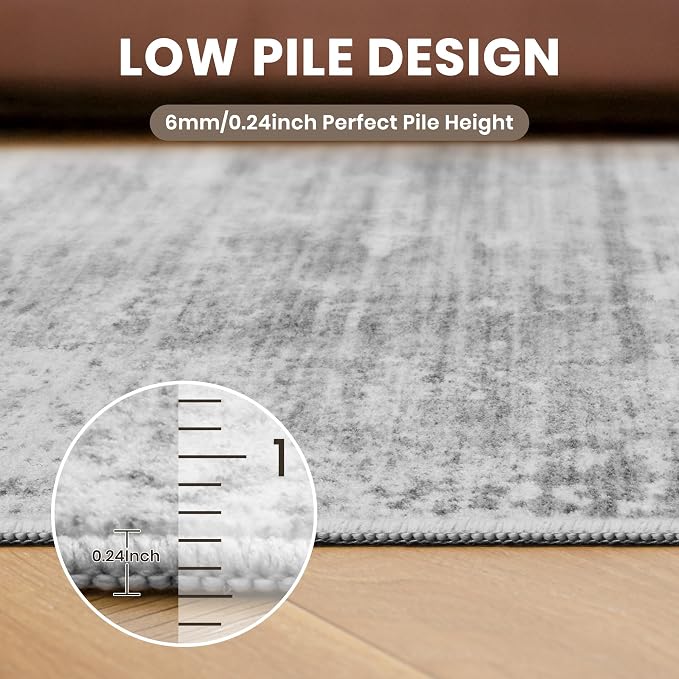 zesthome 5x7 Area Rugs, Modern Washable Rug, Non-Slip Rugs - Image 9