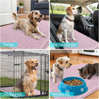 OLANLY Dog Door Mat for Muddy Paws 40x32, Absorbs Moisture and Dirt, Absorbent - Image 7