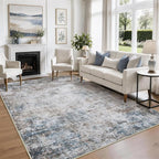 9x12 Area Rugs for Living Room Rug Washable: Abstract Large Rug for Dining Room - Image 9