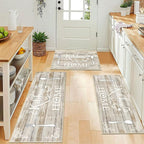 Vaukki Boho Kitchen Rug Sets 3 Pieces, Washable Kitchen Mats - Image 5