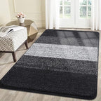 Kitinjoy Indoor Outdoor Door Mat, 59x36 Non-Slip Absorbent Dirt Trapper by Kitinjoy