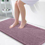 OLANLY Large Bathroom Rugs 50x30, Extra Soft Absorbent Chenille Bath Rugs by OLANLY