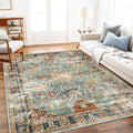 CHAMPLANT Area Rug 8'x10' Washable Rug Vintage Traditional Mat Distressed by CHAMPLANT