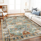 CHAMPLANT Area Rug 5'x7' Washable Vintage Traditional Floor Cover Foldable Thin - Image 2