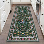 HEBE Washable Hallway Runner Rug 2'x 6' Non Slip Kitchen Rugs Runner, Low Pile by HEBE