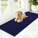 OLANLY Dog Door Mat for Muddy Paws 47x17, Ultra Absorbent Chenille Mud Doormat by OLANLY