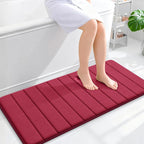 OLANLY Memory Foam Long Bathroom Rugs Runner 44x20, Super Soft Absorbent Bath by OLANLY