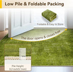 RELEANY Washable Area Rugs 9'x12' Non-Slip Modern Abstract Soft - Image 8