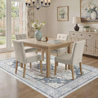 cotiled 5x8 Area Rug Machine Washable Vintage Carpet - Image 5