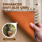 Rug Pad 2 x 8 Ft Non-Slip, Felt and Natural Rubber Backing, 1/4" Thick - Image 4
