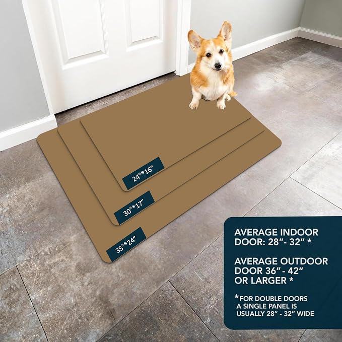 Ultra Thin Door Mat Indoor Entrance, 1/10 in Thin Door Mats - Image 8