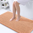OLANLY Large Bathroom Rugs 40x24, Extra Soft Absorbent Chenille Bath Rugs by OLANLY