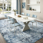 Rugflix 5x7 Area Rugs for Living Room, Washable Large Rug Stain-Resistant Low - Image 3