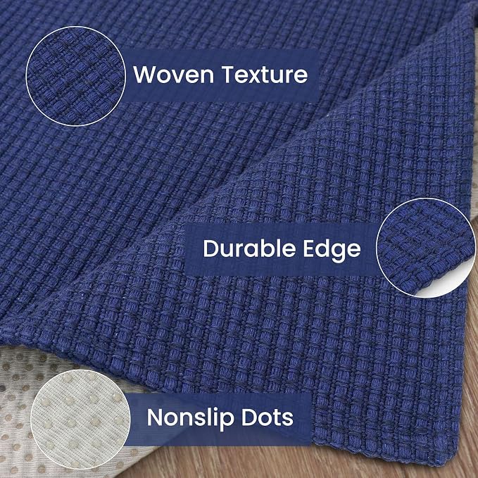 IOHOUZE Washable Runner Rug 2.6x10 Non Slip Rubber Backed Long Hallway Runner - Image 6