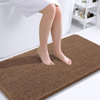 OLANLY Bathroom Runner Rugs 44x24, Extra Soft Absorbent Chenille Bath Rugs by OLANLY