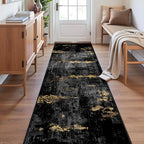 RELEANY Washable Area Rugs 2'x6' Non-Slip Modern Abstract Soft - Image 4