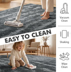 Shag Rugs for Bedroom Living Room, Tie-Dyed Ultra Soft Fluffy Furry Area Rugs - Image 7