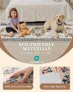 Madane Runner Rugs for Hallway 2x10 Long Washable Non-Slip Hallway Runner Rug - Image 5