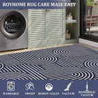 ROYHOME Washable Rug 4x6 Area Rugs - Image 5